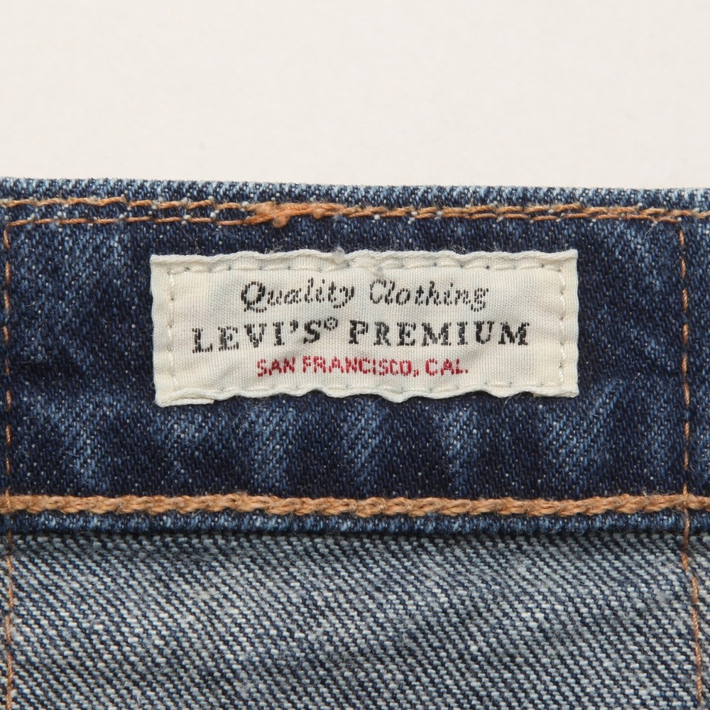 Levi's Premium Men's 33x34 Actual 33x32 Straight Leg Jeans Blue Denim - Picture 7 of 16